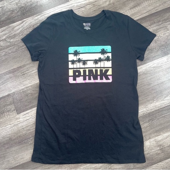 ‼️2 for $15‼️PINK‼️PINK VICTORIAS SECRET T-Shirt ⭐️SIZE M⭐️ - Picture 2 of 9
